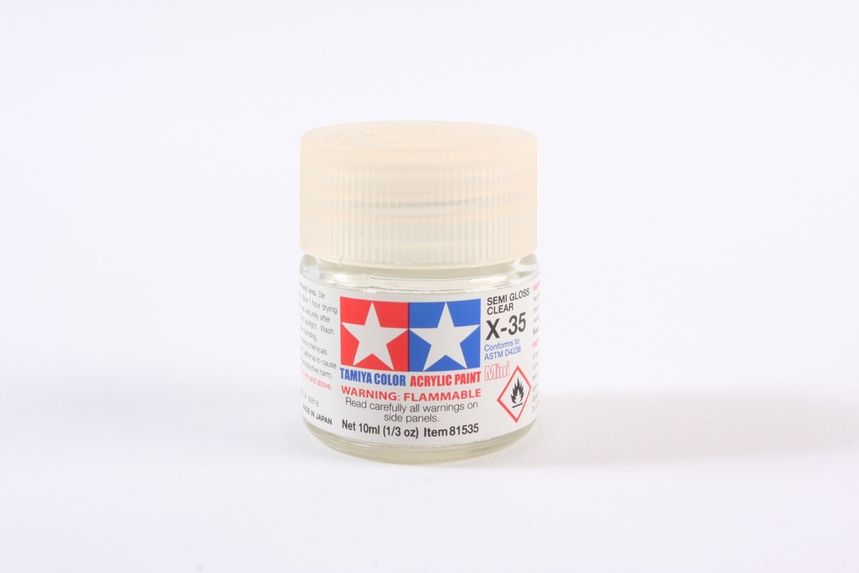 Acrylic Mini X-35 Semi Gloss Clear