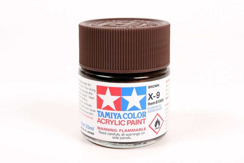 Large Acrylic X-9 Brown 23ml
