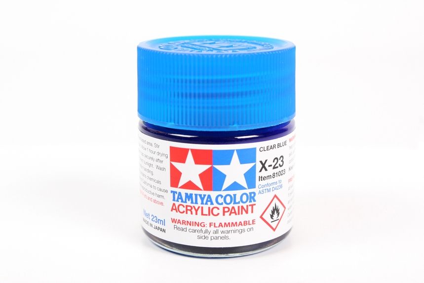 Large Acrylic X-23 Clear Blue 23ml