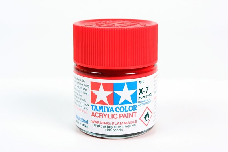 Large Acrylic X-7 Red 23ml