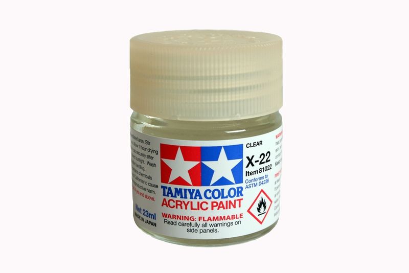 Large Acrylic X-22 Clear 23ml