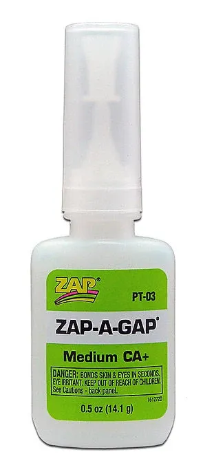 ZAP-A-GAP CA+ 1/2 oz Green Bottle