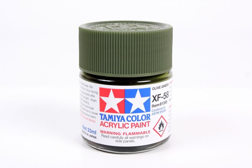 Large Acrylic XF-58 Olive Green 23ML