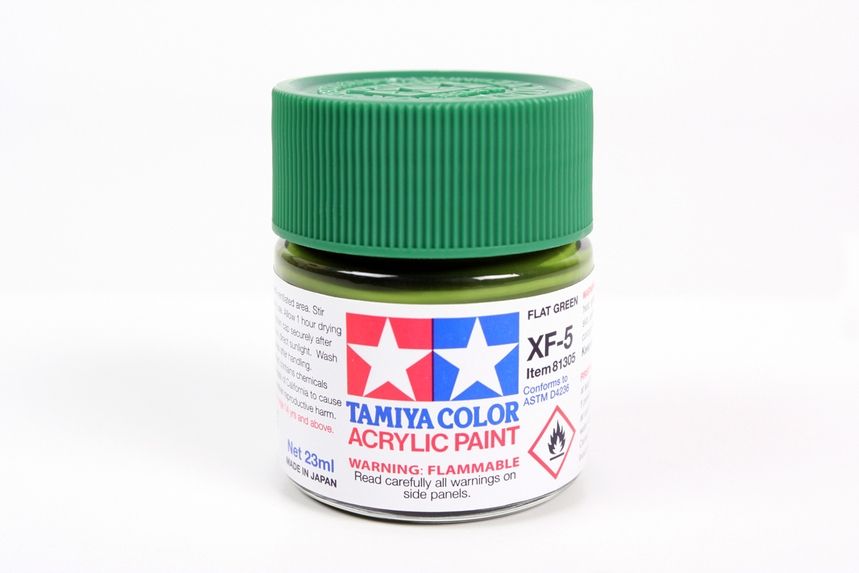 Large Acrylic XF-5 Flat Green 23ML