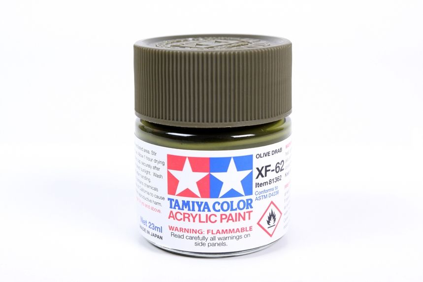 Large Acrylic XF-62 Olive Drab  23ML