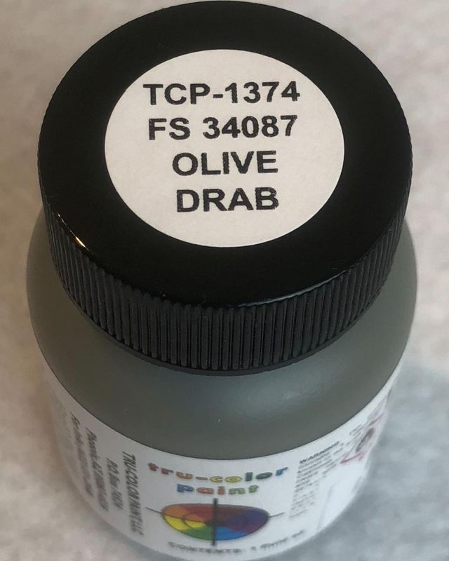 Tru-Color 1374   FS-34087 Olive Drab 1oz