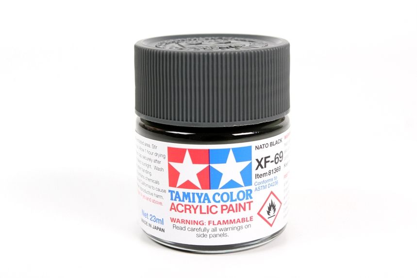 Large Acrylic XF-69 Nato Black  23ML