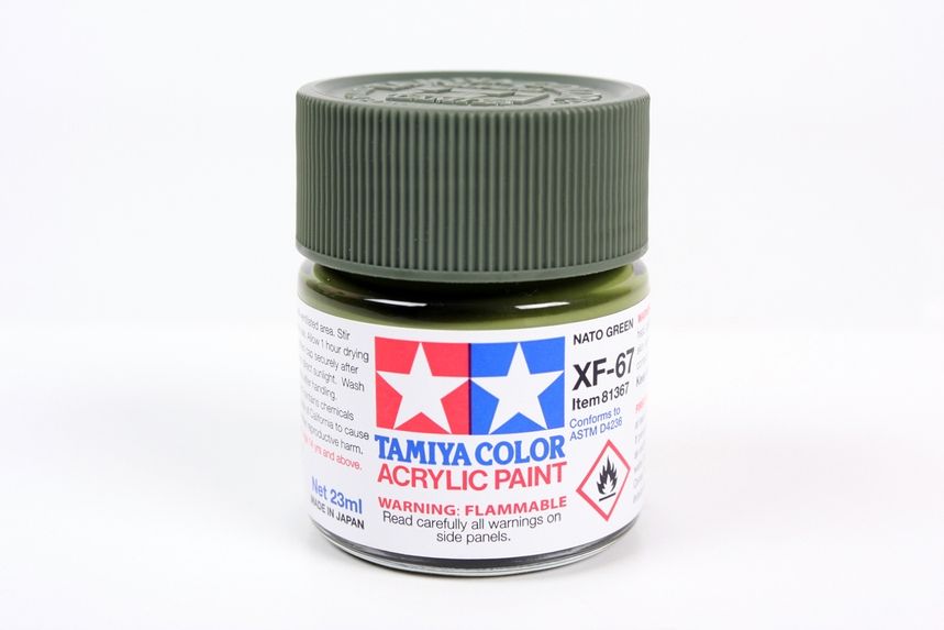 Large Acrylic XF-67 Nato Green  23ML