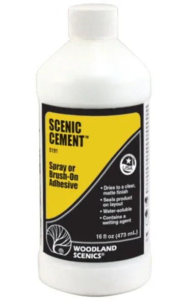 Woodland Scenics : Scenic Cement 16oz