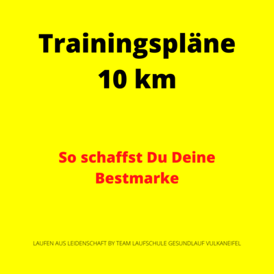 Trainingsplan 10 km unter 45:00 Minuten