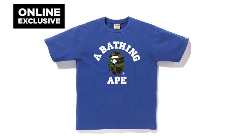 BAPE 1st Camo College Tee 