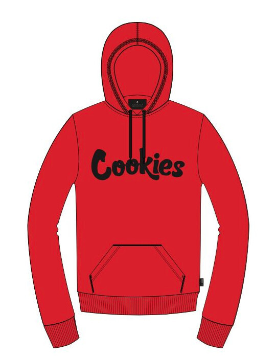 Thin Mint Fleece Hoodie red/blk