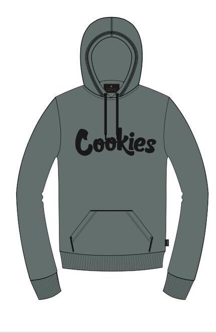 COOKIES ORIGINAL MINT FLEECE HOODIE GRY/BLK