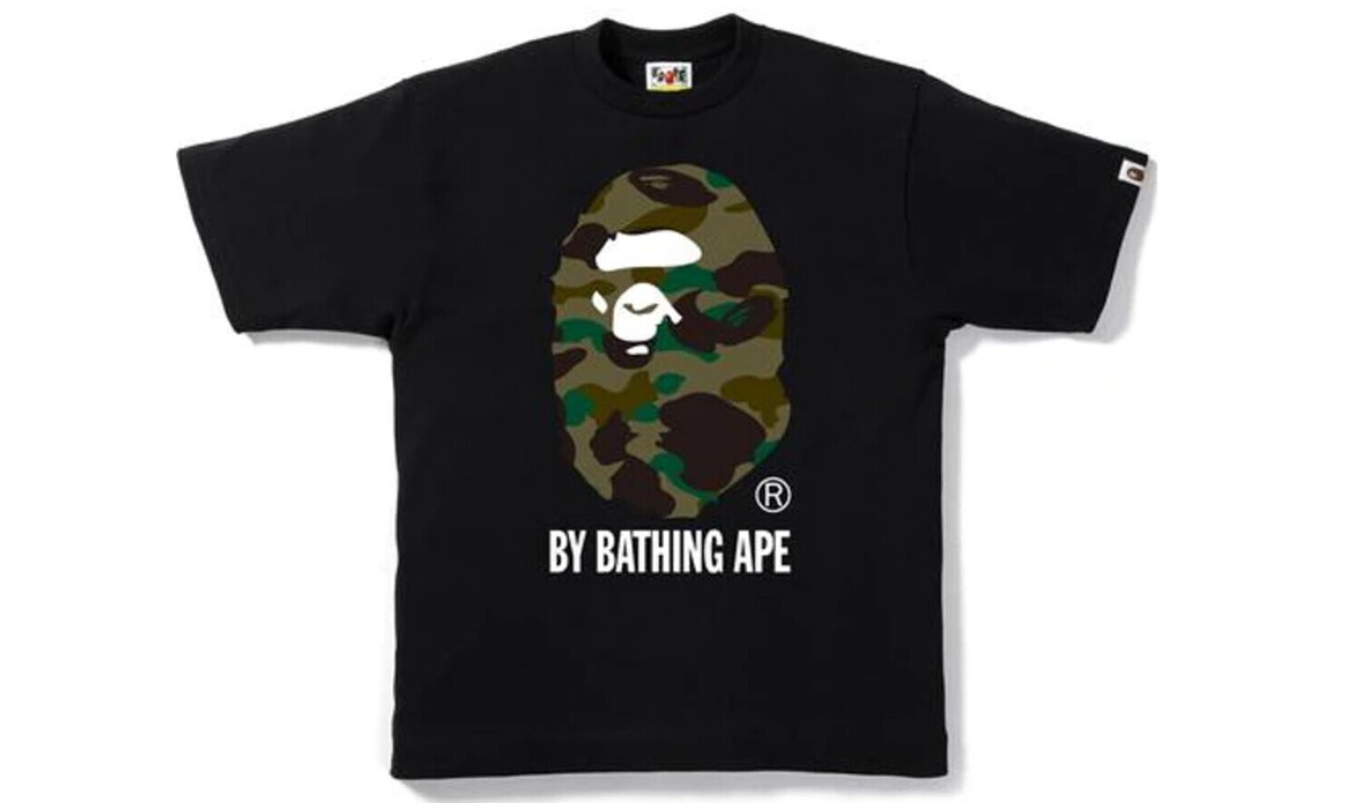 BAPE 1st Camo by Bathing Tee Black/Green
