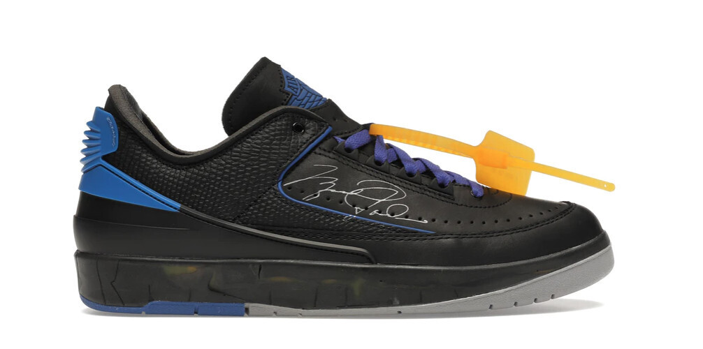 Jordan 2 Retro Low SP Off-White Black Blue