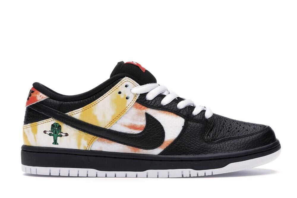 NIKE SB DUNK LOW RAYGUN TIE-DYE BLACK