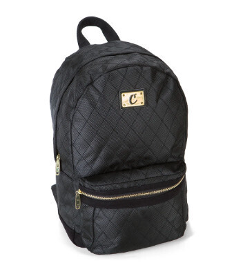 V3 Quilted Nylon Smell Proof Suede Backpack