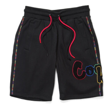 PUSHIN&#39; WEIGHT FLEECE SHORTS W CHENILLE