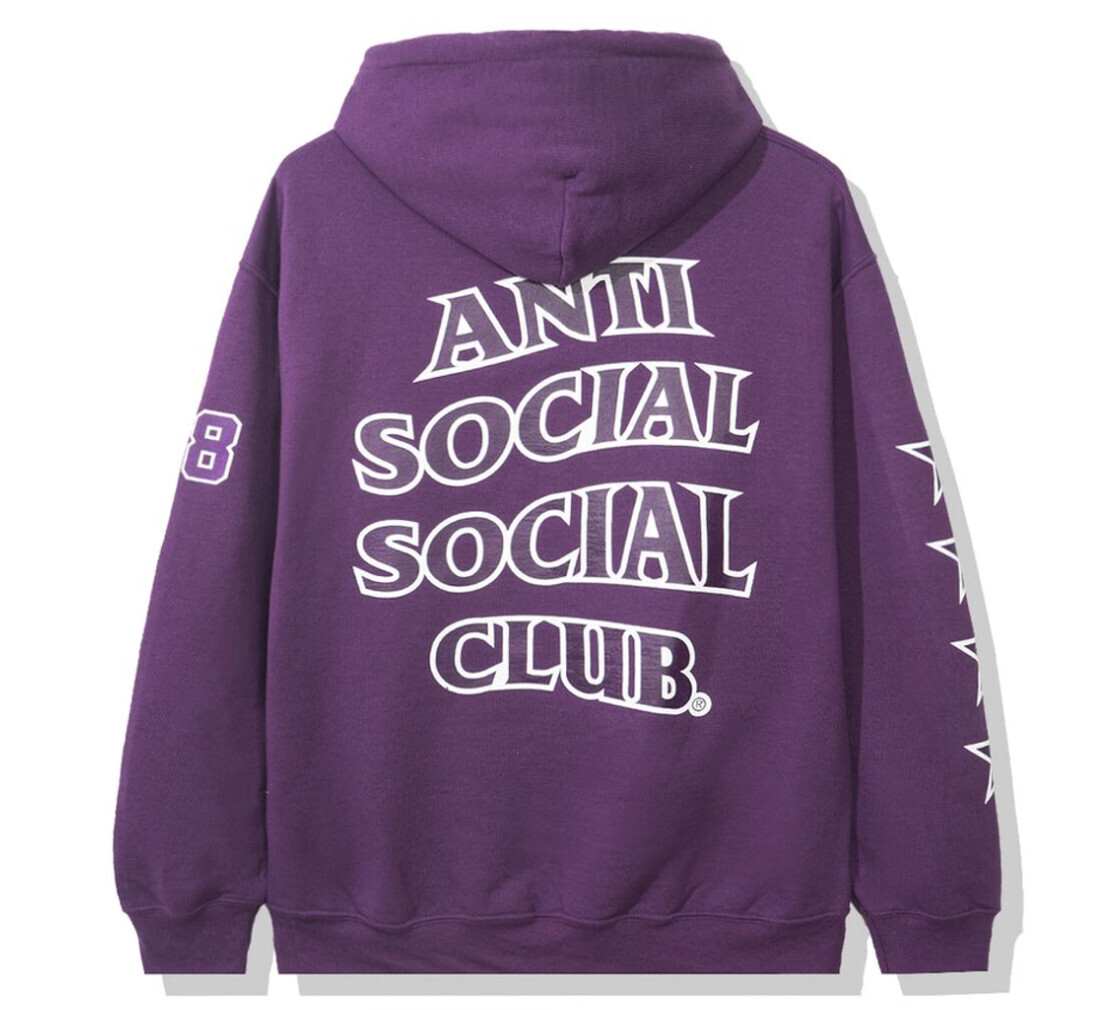 Anti Social Social Club Sports Hoodie Purple
