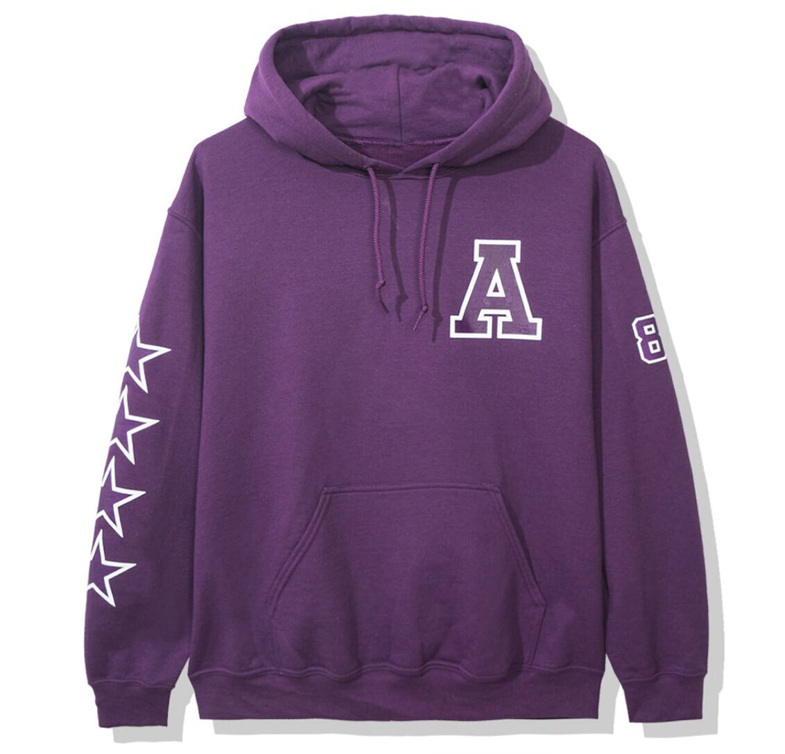 Anti Social Social Club Sports Hoodie Purple