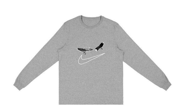 Travis Scott Cactus Jack For Nike SB Longsleeve T-Shirt II Grey