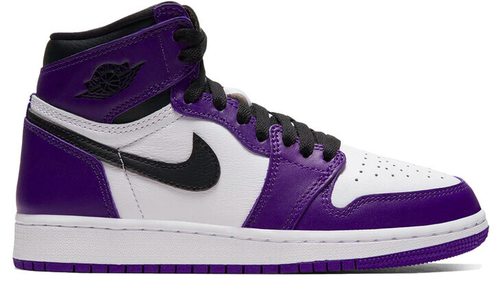 Jordan 1 Retro High Court Purple White (GS)