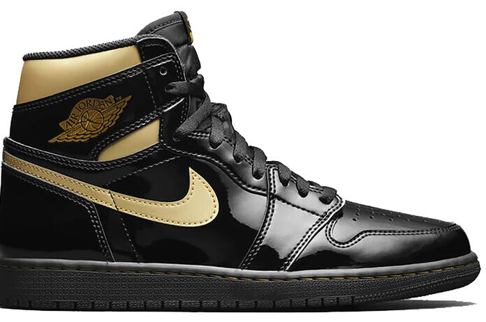 Jordan 1 Retro High Black Metallic Gold (2020)
