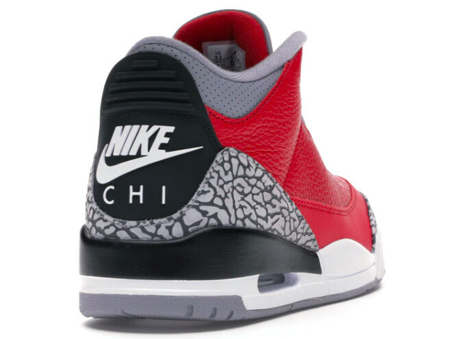 3 Retro Fire Red Cement (Nike Chi)