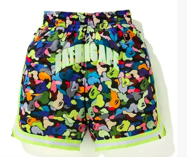 MULTI CAMO BASKETBALL SHORTS BLACK
