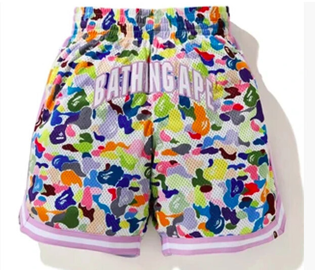 MULTI CAMO BASKETBALL SHORTS WHITE