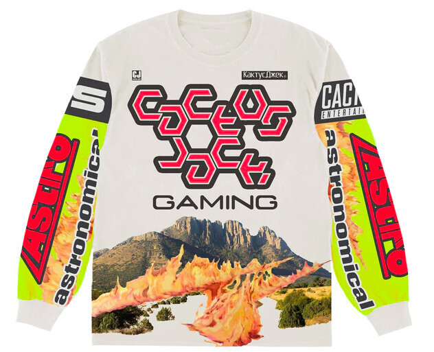 Travis Scott The Scotts Cj Gaming II L/S Jersey White/Multi