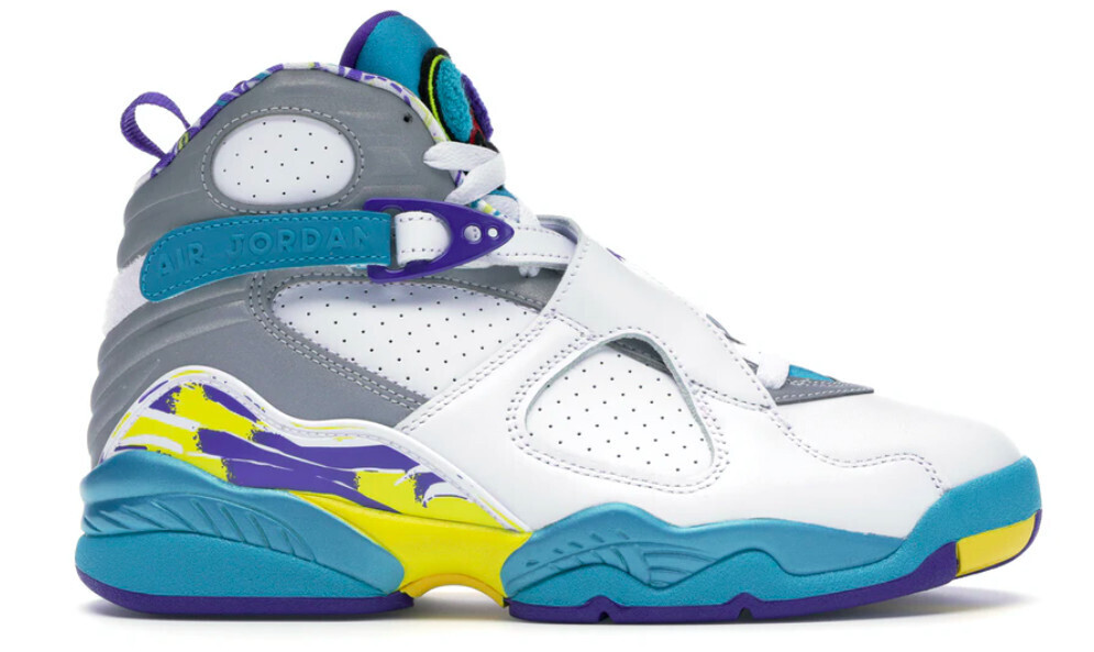 8 Retro White Aqua 2019 (W)