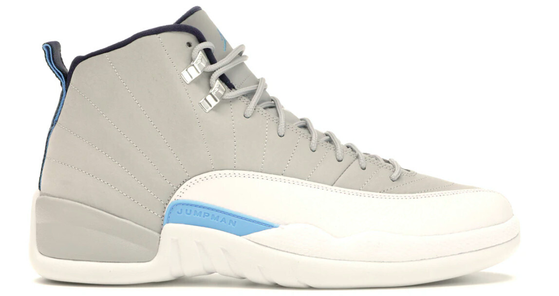 12 Retro Grey University Blue