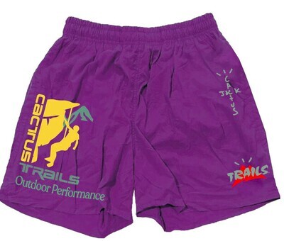 Travis Scott Climb Shorts Purple
