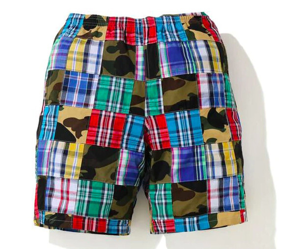 Bape Patchwork Shorts