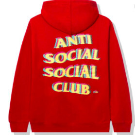 Anti Social Social Club Stir Crazy Hoodie Red 
