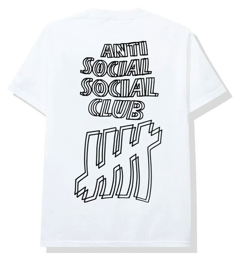 Anti Social Social Club x Undefeated Tee White