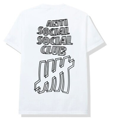 Anti Social Social Club x Undefeated Tee White