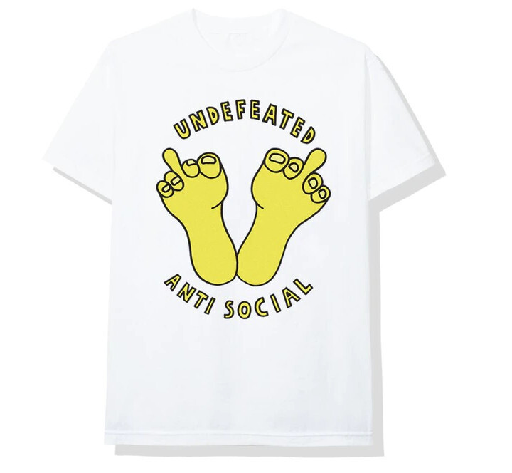 Anti Social Social Club x Undefeated Tee White
