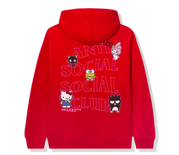 x Hello Kitty and Friends Hoodie Red