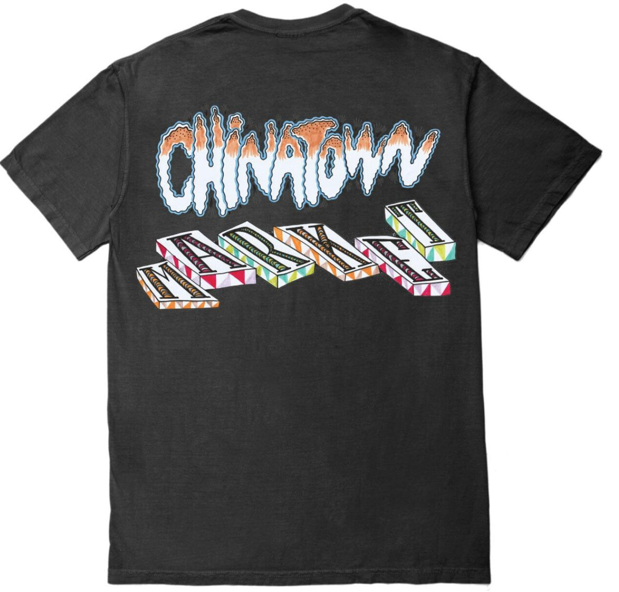 Chinatown Block Tee Black