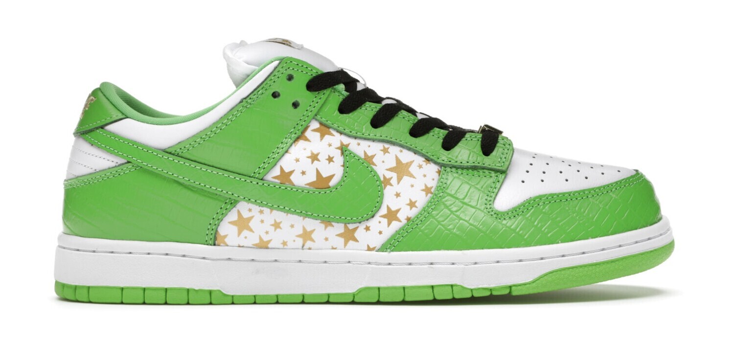 Nike SB Dunk Low Supreme Stars Mean Green (2021)