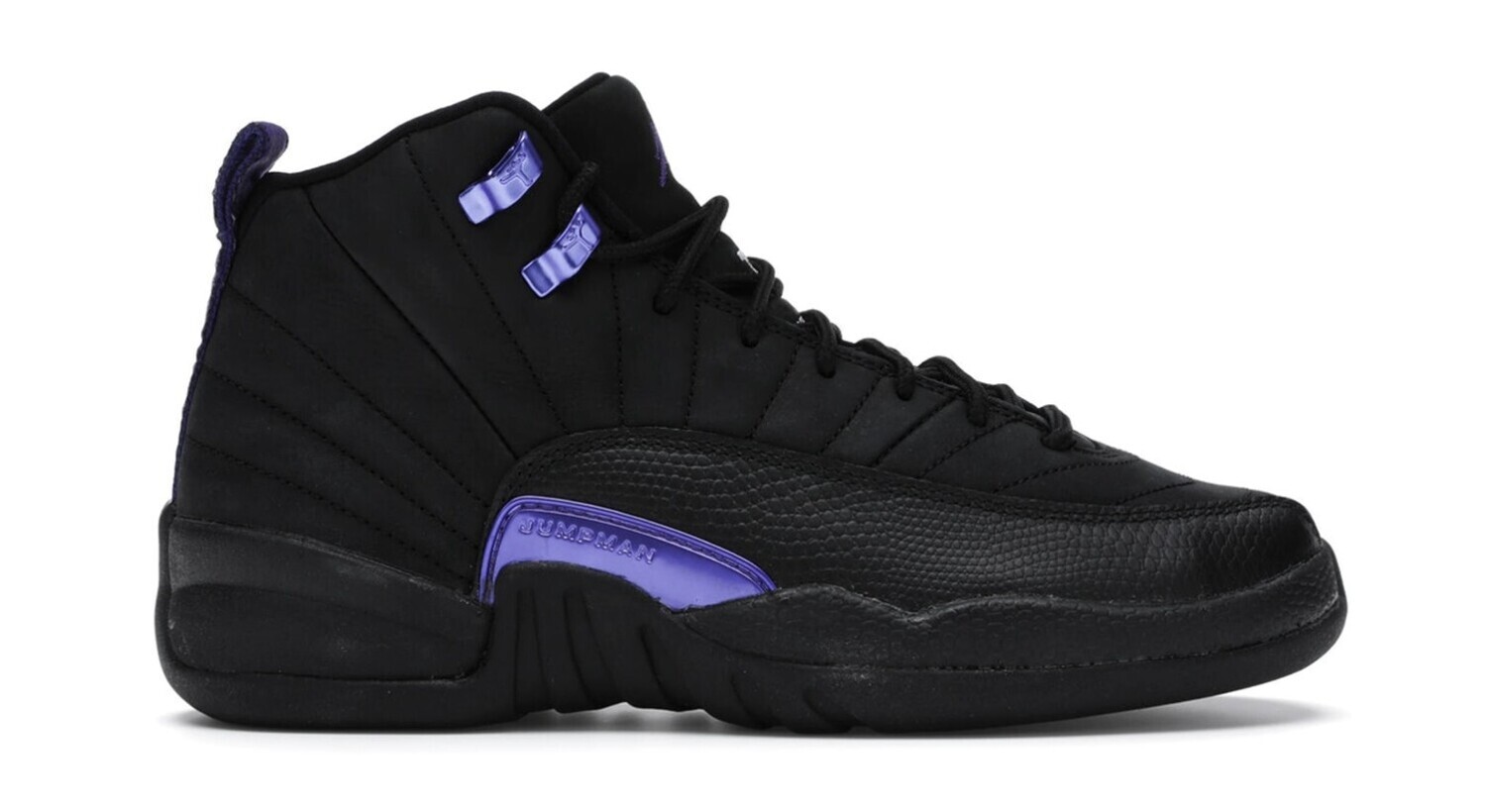 Jordan 12 Retro Black Dark Concord (GS)