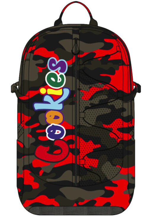 COOKIES SMELL PROOF &quot;THE BUNGEE&quot; NYLON BACKPACK W/ CHENIILLE LETTERING