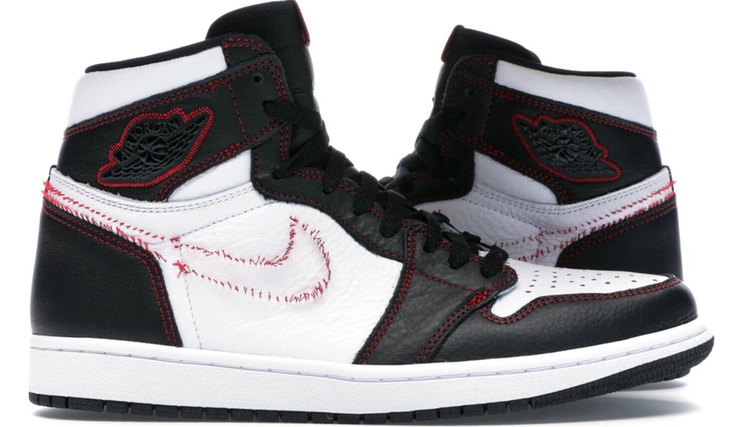 1 Retro High Defiant White Black Gym Red
