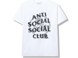 Anti Social Social Club x Neighborhood Cambered White Tee Tee White