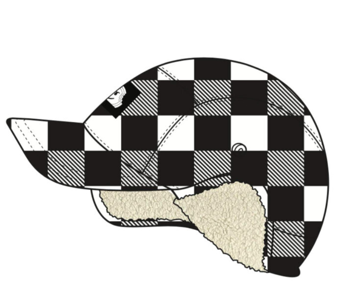 GLACIERS OF ICE BUFFALO PLAID YARN-DYE FLANNEL LUMBERJACK HAT