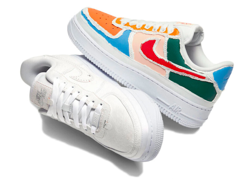 Nike Air Force 1 LX Tear Away Red Swoosh (W)