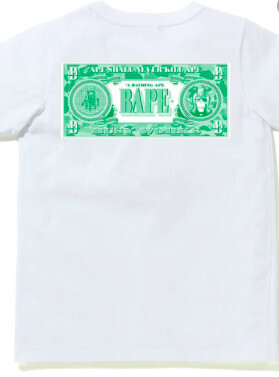 BAPE (B) CLASSIC RLX TEE - WHITE