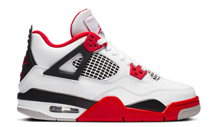 Jordan 4 Retro Fire Red 2020 (GS)